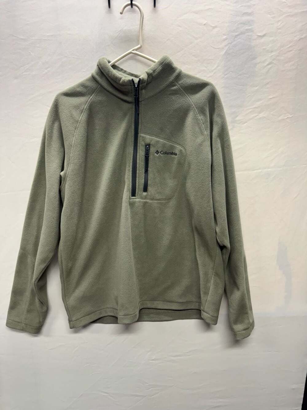 Columbia Fast Trek III Half Zip Fleece Size L Green